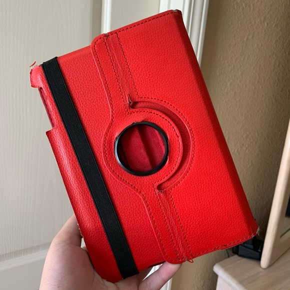 Used Leather iPad Mini Flip Case - Picture 1 of 4